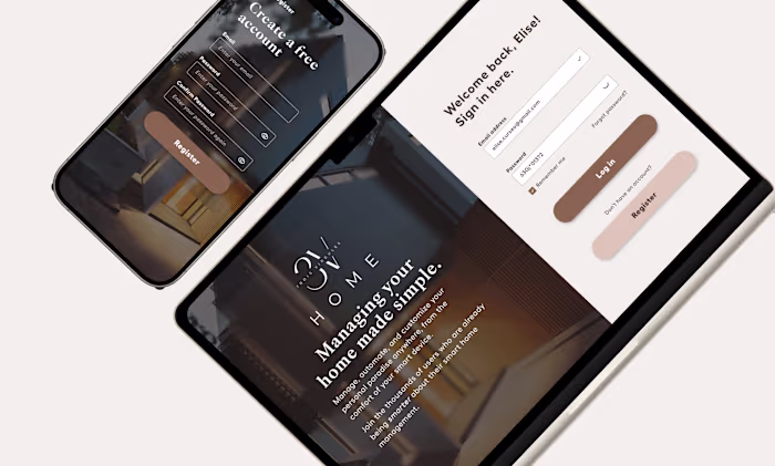 Smart Home App Design for Trois Virgules (3V) Home