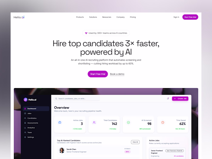 AI Recruitment Platform Design &