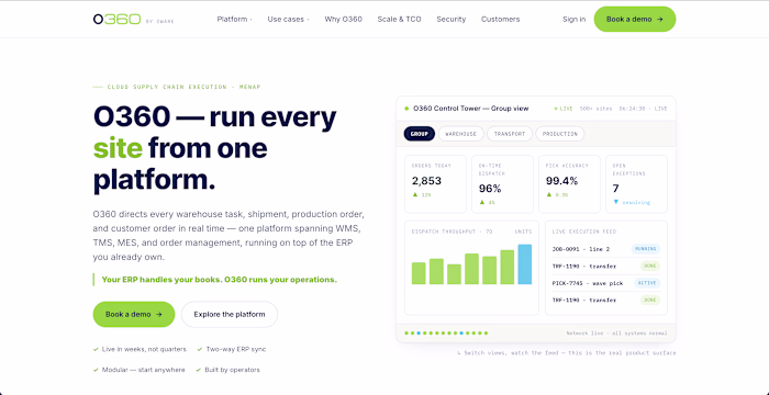 O360 – Multi-Tenant Supply Chain SaaS Platform