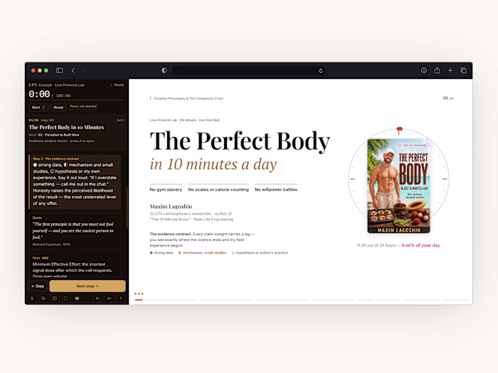 Interactive Dual-Screen HTML5 Presentation Engine (Webinar &...