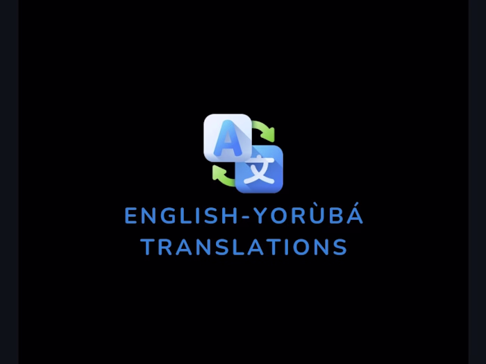 Yorùbá Translation 