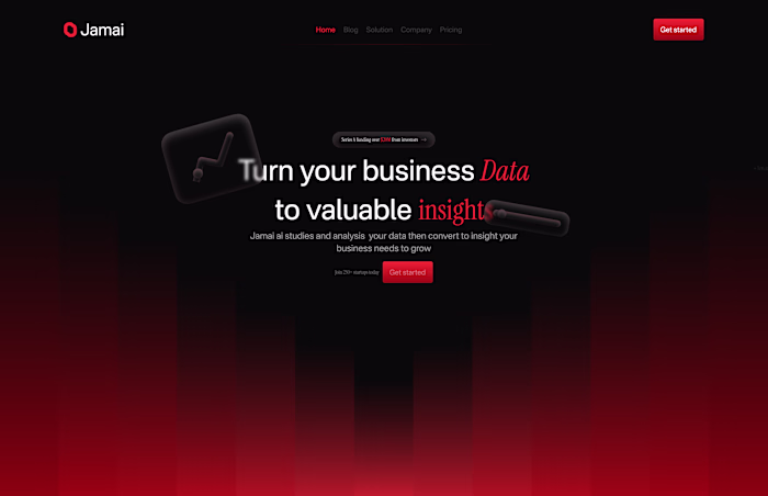 Jamai website design and dev