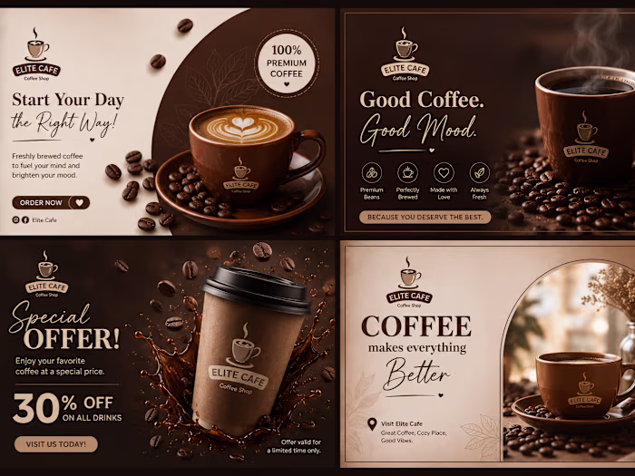 Complete Coffee Brand Identity Design