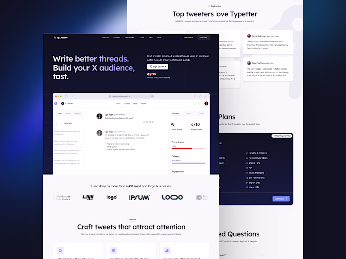 Typetter - SaaS Framer Template