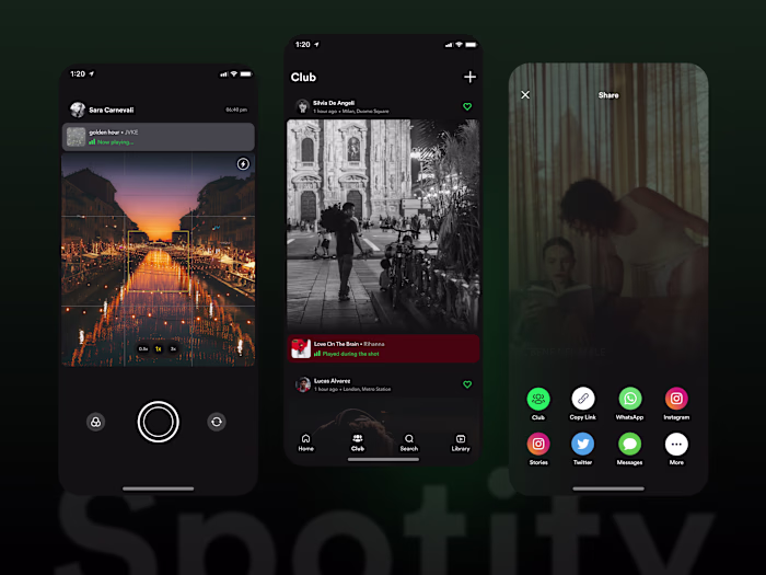 Spotify - New feature exploration design