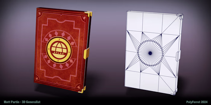 Animated Magic Book: Blender + Substance Painter
