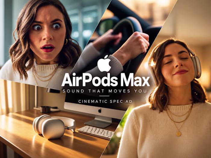 Apple AirPods Max Cinematic Spec Ad