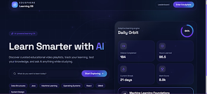 EduSphere (https://edusphere-ivory.vercel.app/)😊  - EduSphere