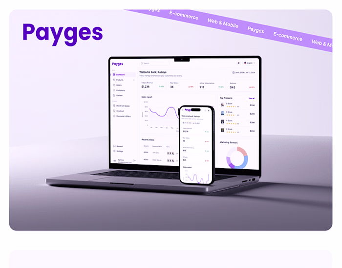 Selling Digital Products Online | Mobile & Dashboard