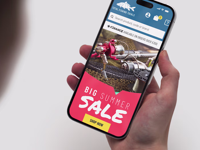 Total Fishing Tackle Website Design