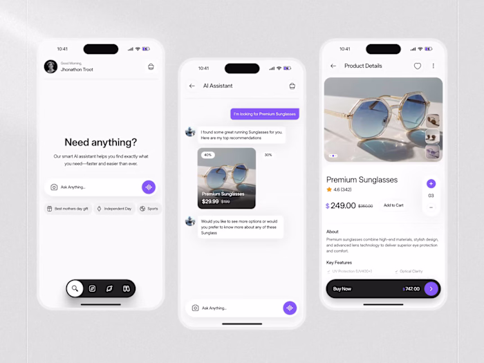 GOMART - AI Shopping Assistant | E-commerce App