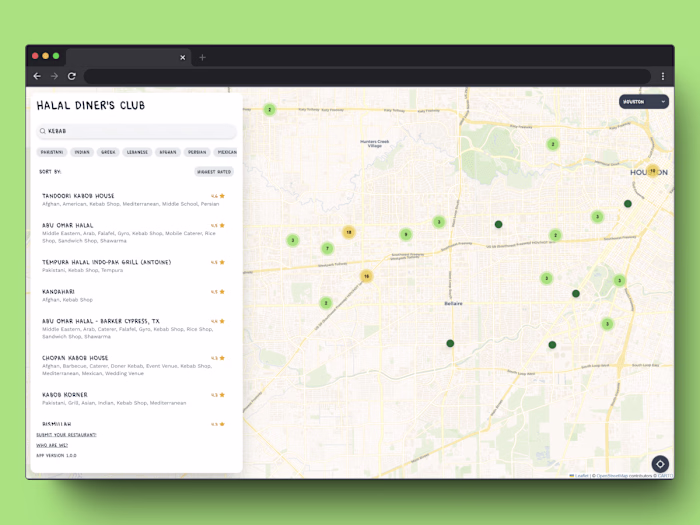 Location-based Food Discovery App