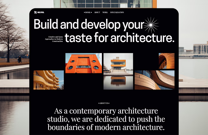 Helyos - Architecture Agency Website