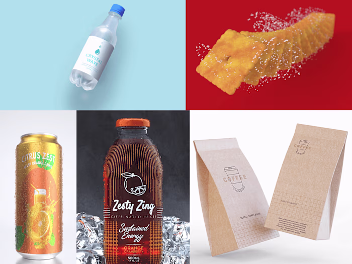 Packaging Visualization 3D Renders