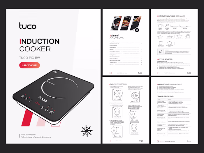 TUCO Induction Cooker — User