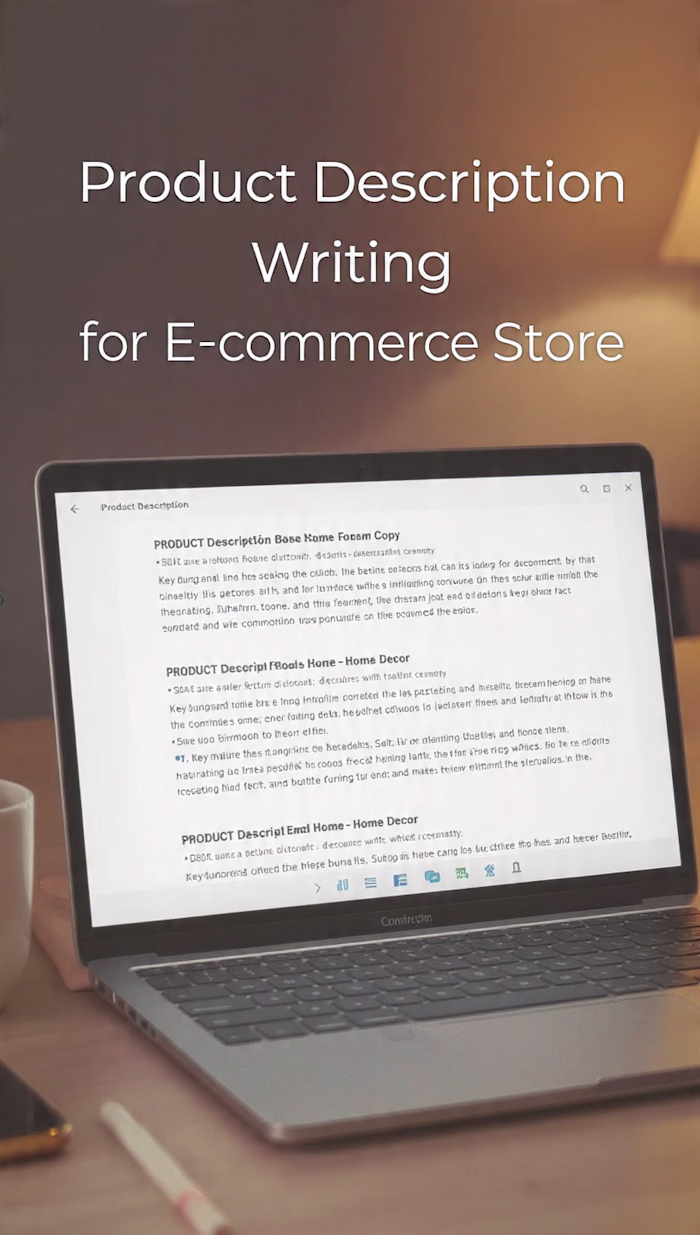 Wrote 50+ product descriptions for