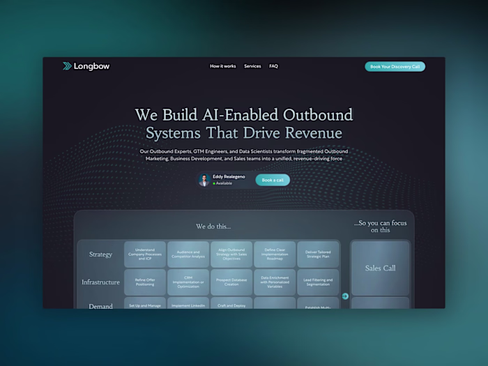 Longbow | Branding, Website, Webflow