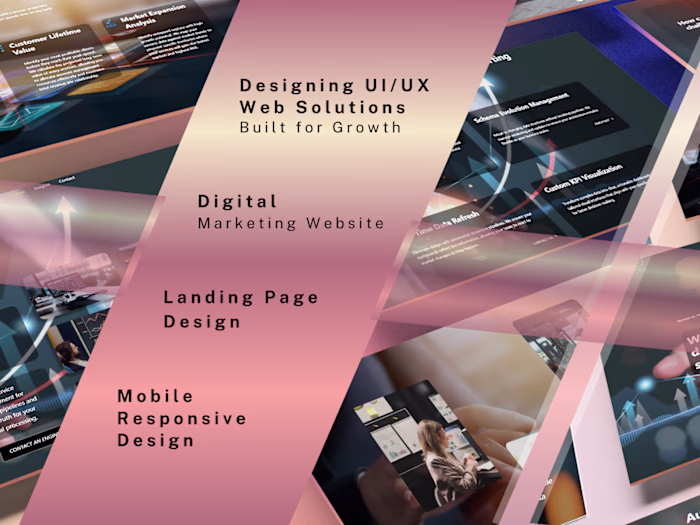 Website for Digital Marketing (Dark
