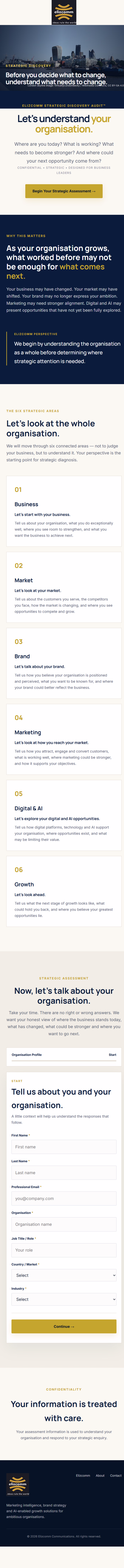 Elizcomm Strategic Growth Audit Platform
A
