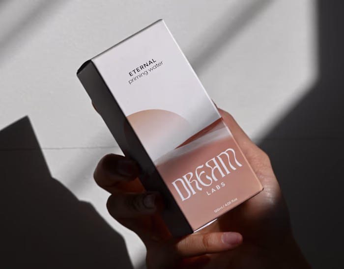 Dreams Lab I Priming Water Packaging