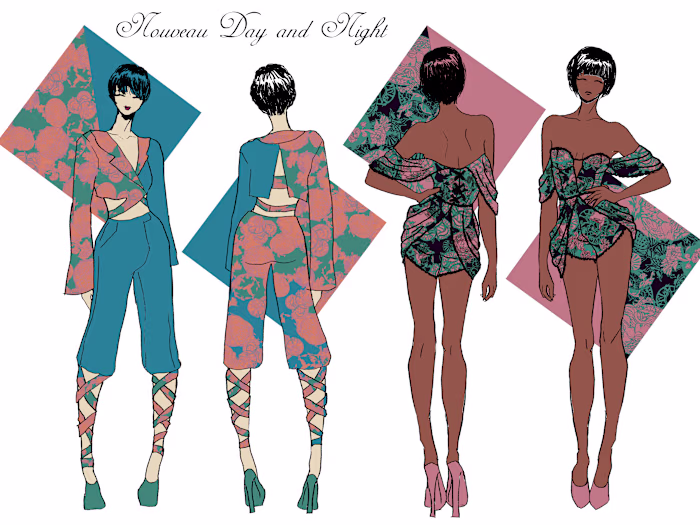 Fashion Illustration and Print Design