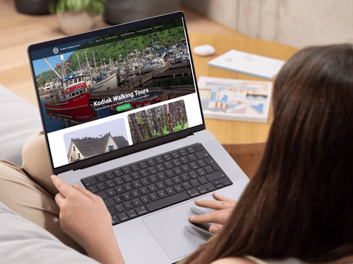 Kodiak Walking Tours Website Redesign