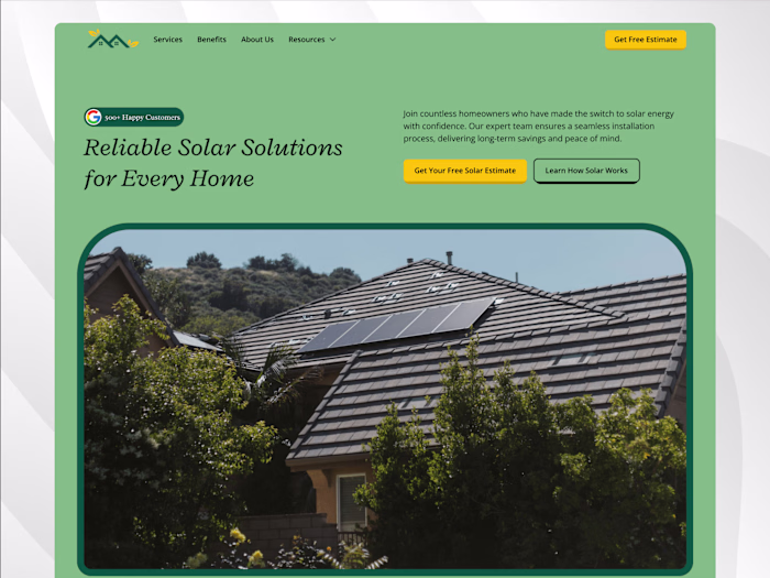 SolarHaven Energy 🏠 | Residential Solar Website Design 