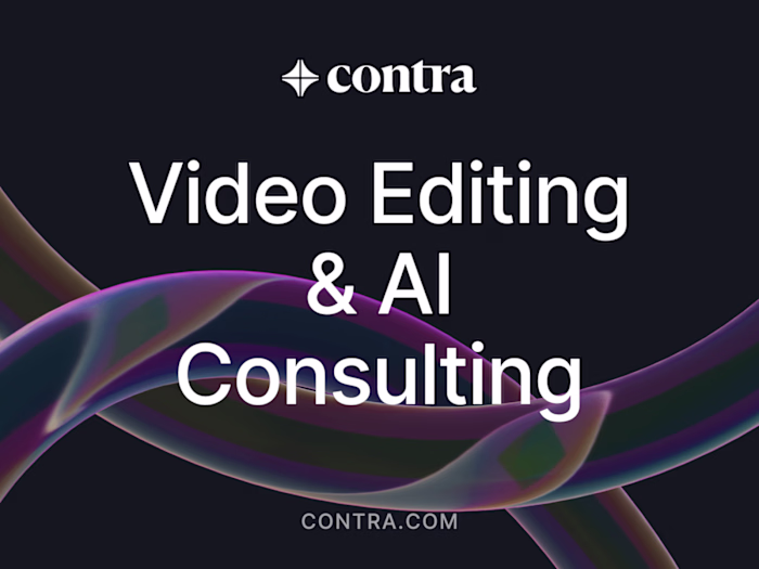Video Editing  & AI Consulting & Services 