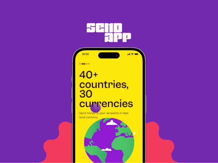 Onboarding on the new Send App's experience