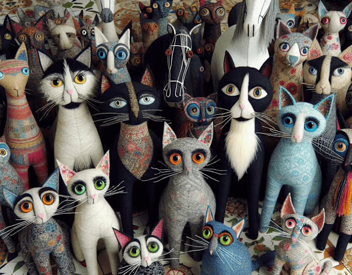 Character Design: The Anti-Cuddle Feline Prototypes