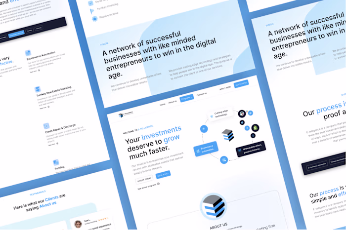 E-TELLIGENCE Website Design and Development
