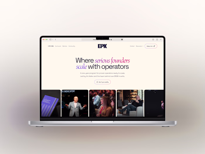 Epic MBA Marketing Site Development