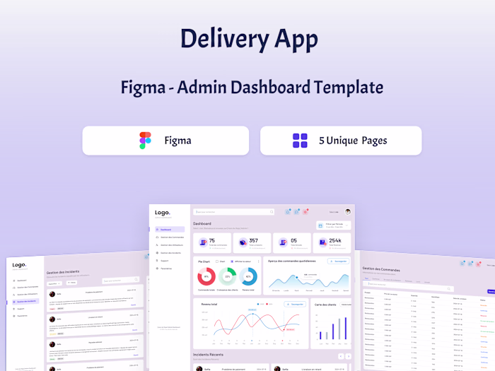 Admin Platform for a Delivery Application