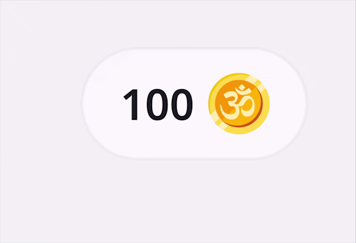 Mini Wallet Micro-Interaction for Daily Mantra