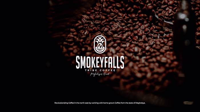 Smokey Falls Tribe Coffee Logo Design