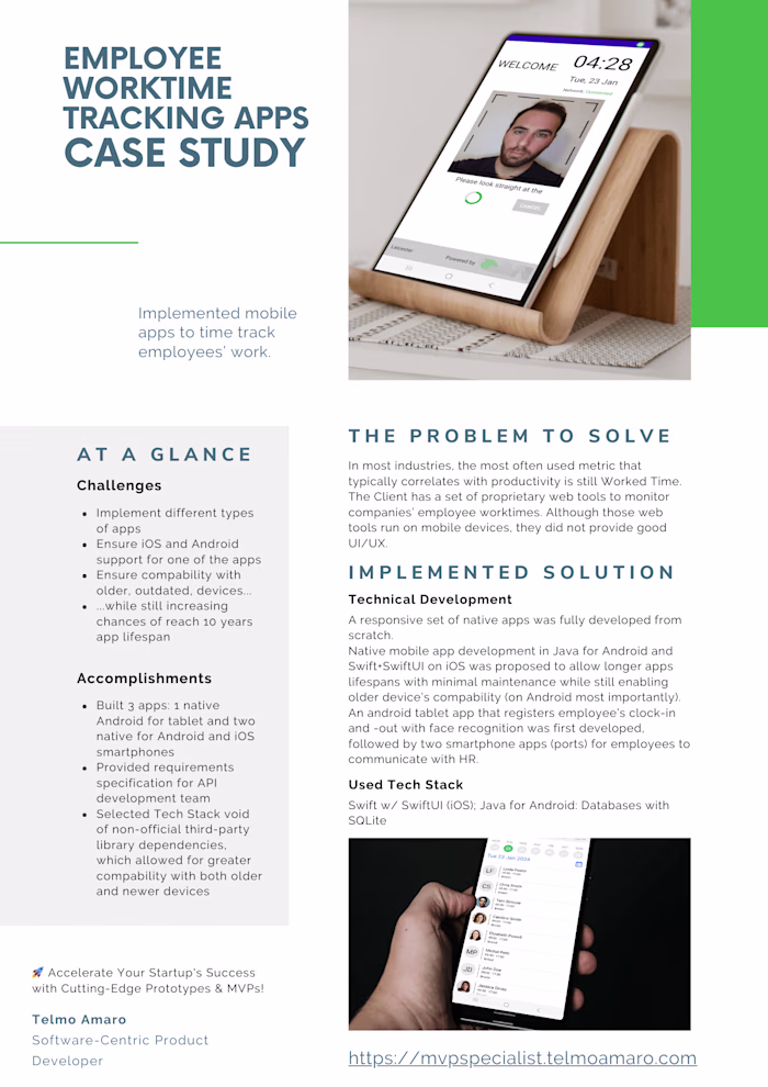 EMPLOYEE WORKTIME TRACKING APPS