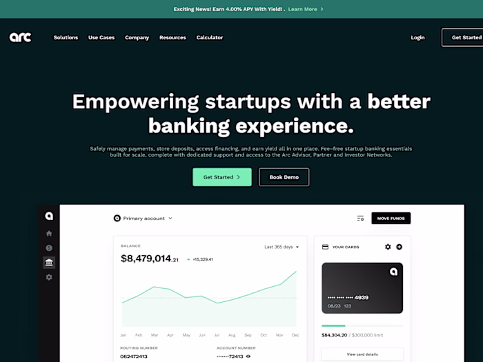 Arc Responsive Website Redesign
