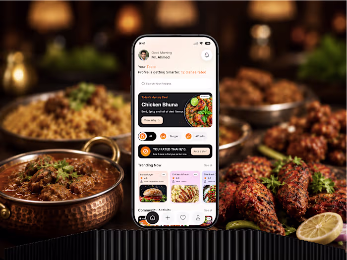 Food Discovery & Recipe Rating App
