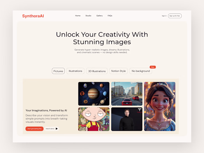 Website Hero Section Design