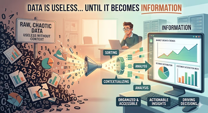 Data is useless. Yes, it