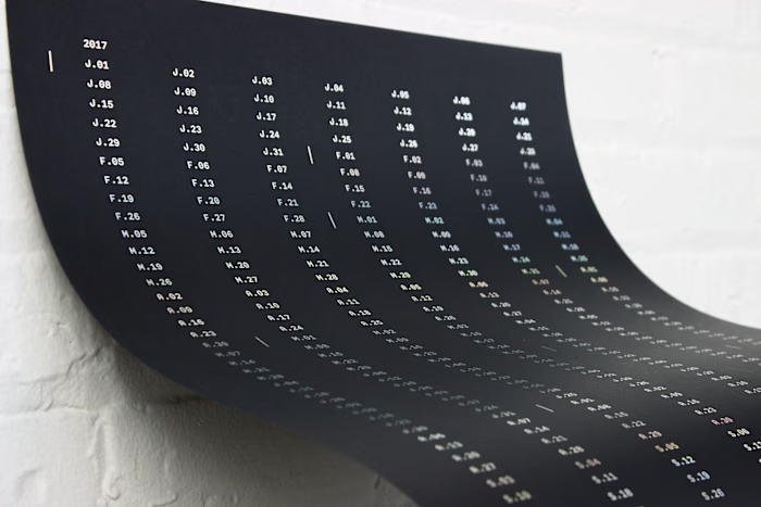 Reductive Calendar | Design Project