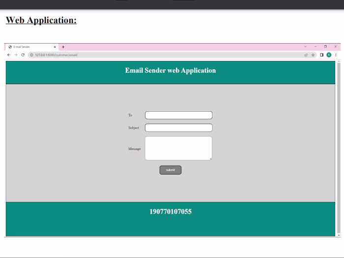 Email Sender System