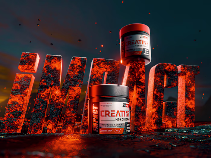 3D Product Animation - Creatine Monohydrate ISN