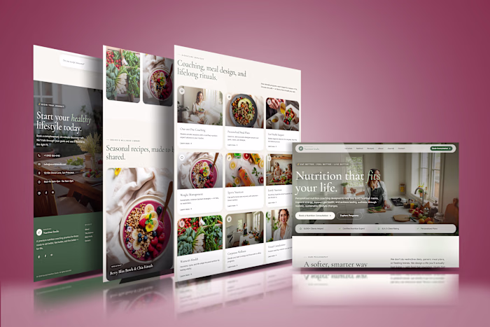 Nutritionist Website Design | Replo