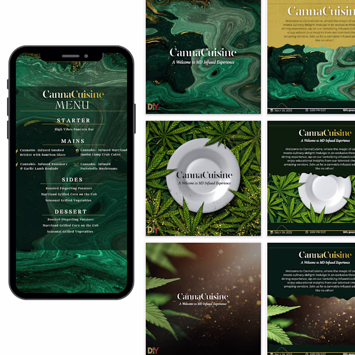 [ 💻 Graphic Design & Creative Direction] CannaCuisine 🌿