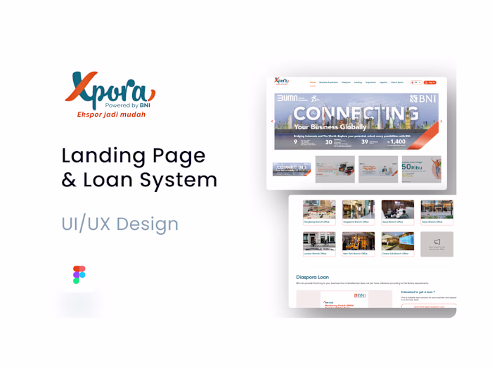 UI DESIGN ::   XPORA BY BNI