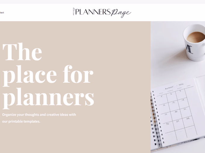 Planners Page - Printable Planners and Templates