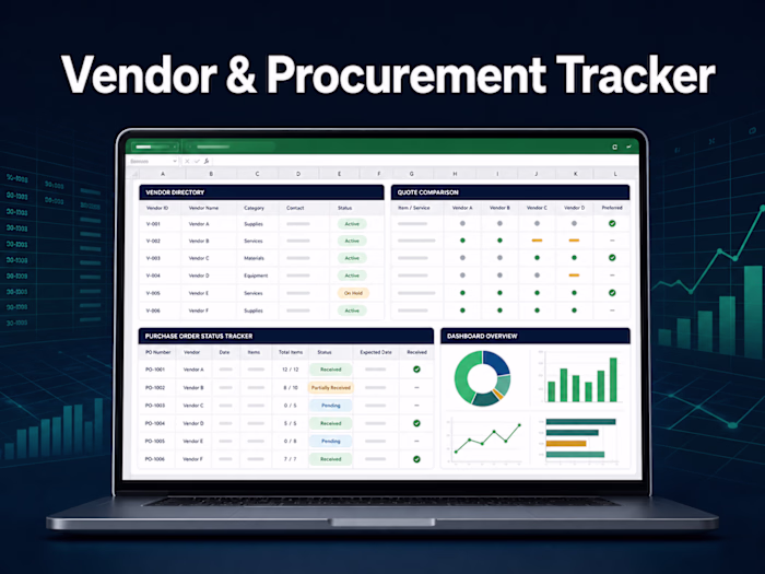 Vendor and Procurement Tracking System