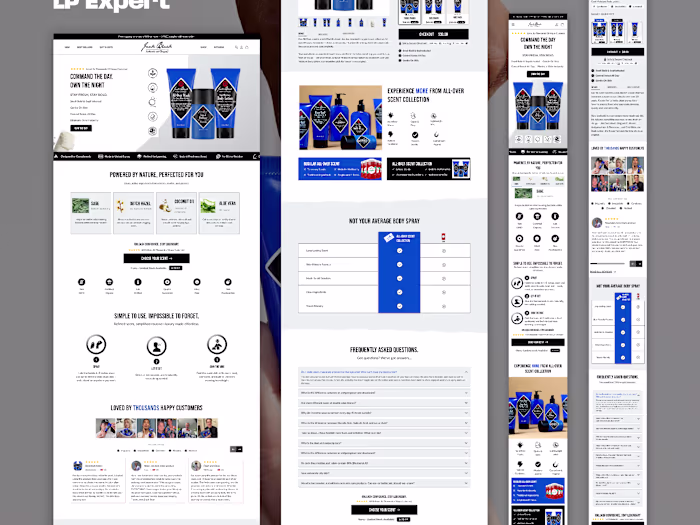 Turning home page into conversion
