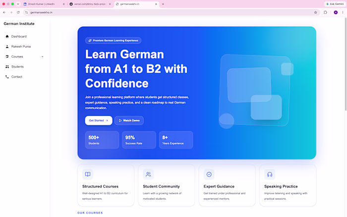 🇩🇪 German Seekho – Professional